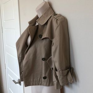 Burberry Cropped Trenchcoat, Beige Women’s M